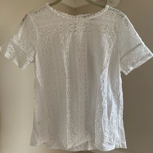 White Lace Tee shirt